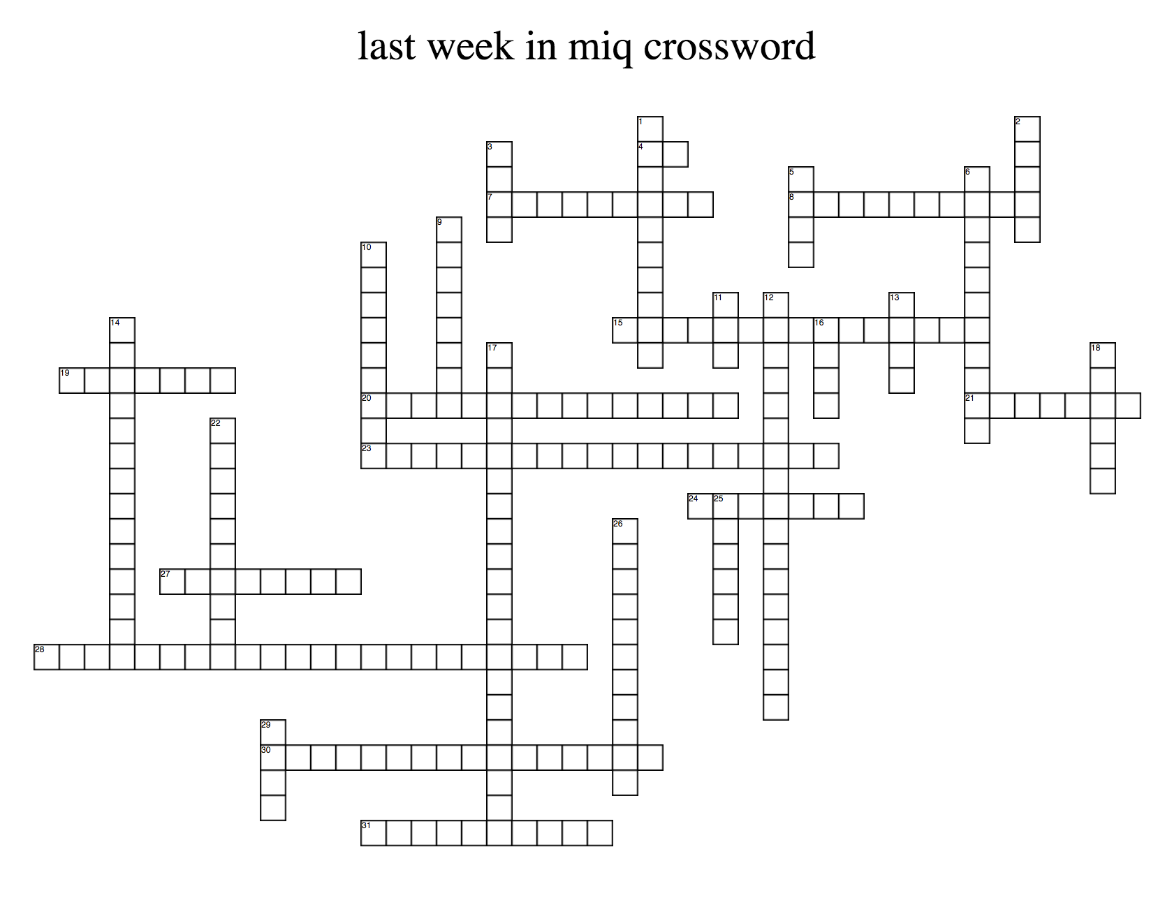 crossword