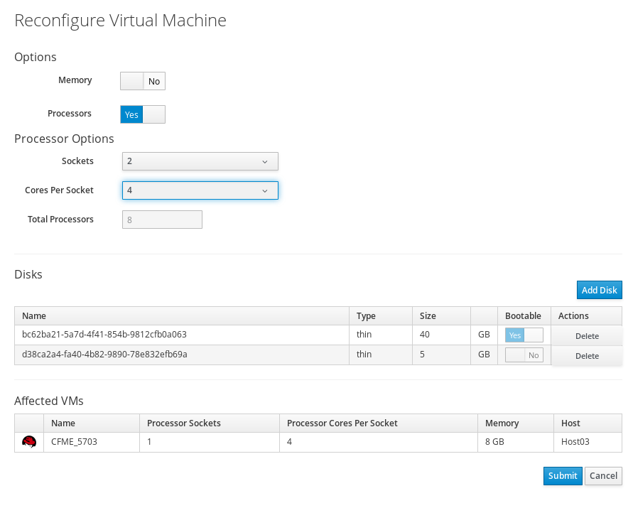 reconfigure processor