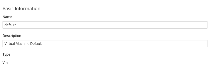 set default
analysis profile