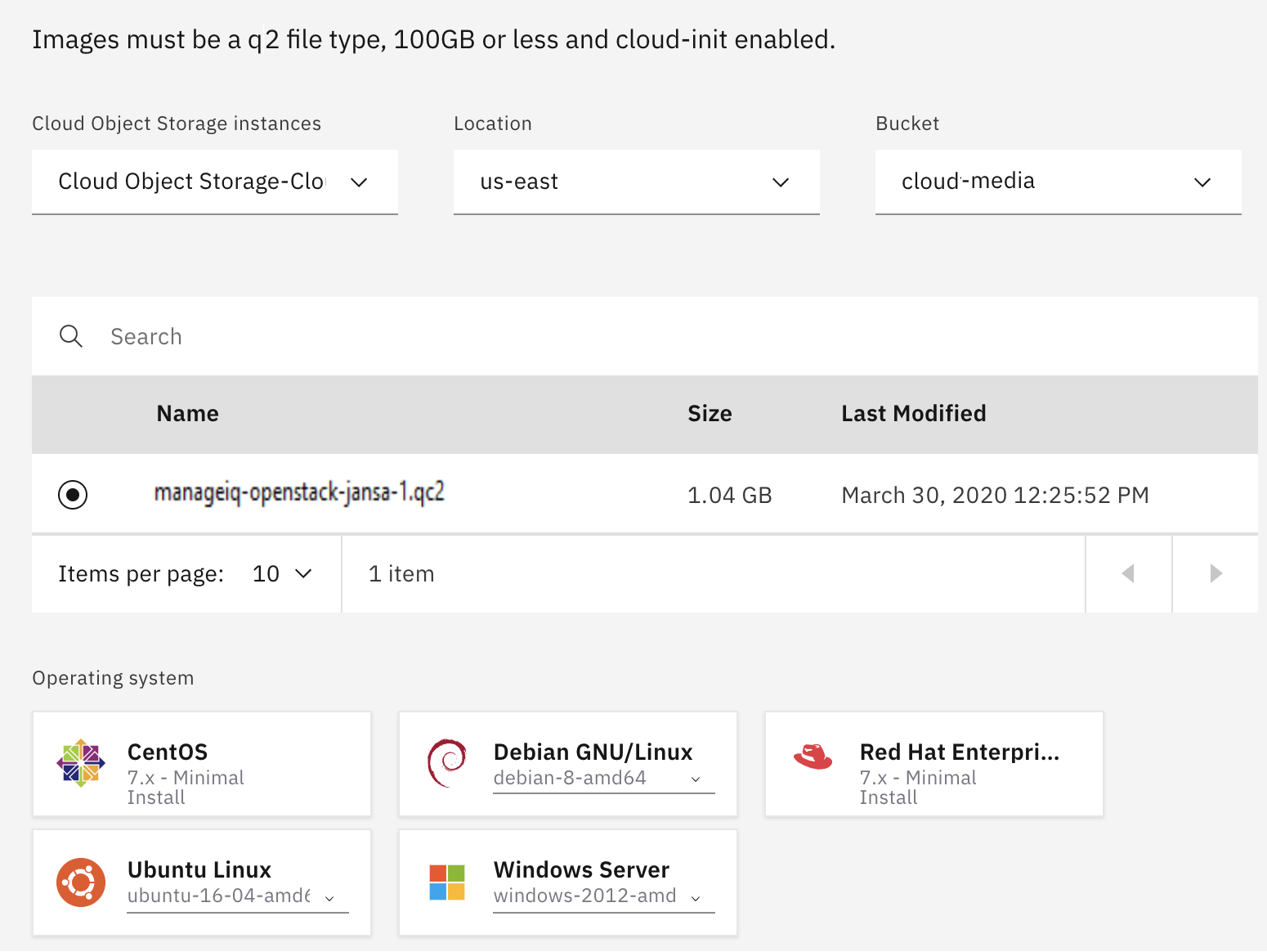 Figure showing example of custom image imported.