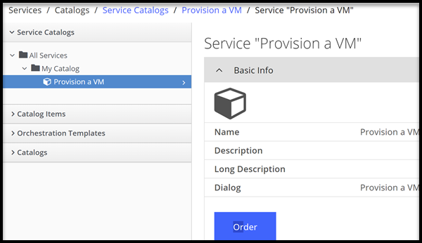 Service Dialog Dynamic